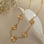 گردنبند پنج گل تراش